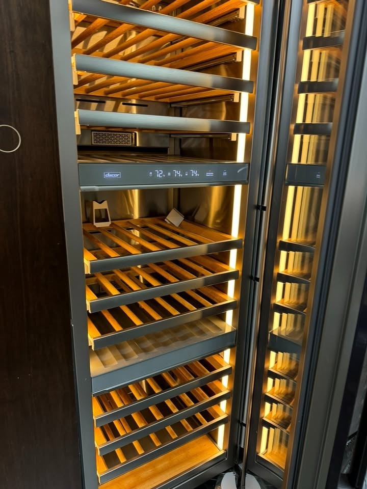 Dacor Contemporary 24" Panel-Ready Tri-Zone Wine Column - DRW24980LAP