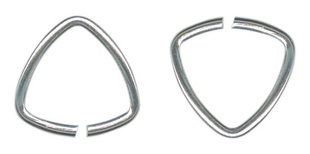 Triangle Bails for Jewelry Making 9.5mm (3/8") each side ~ No Lead No Nickel