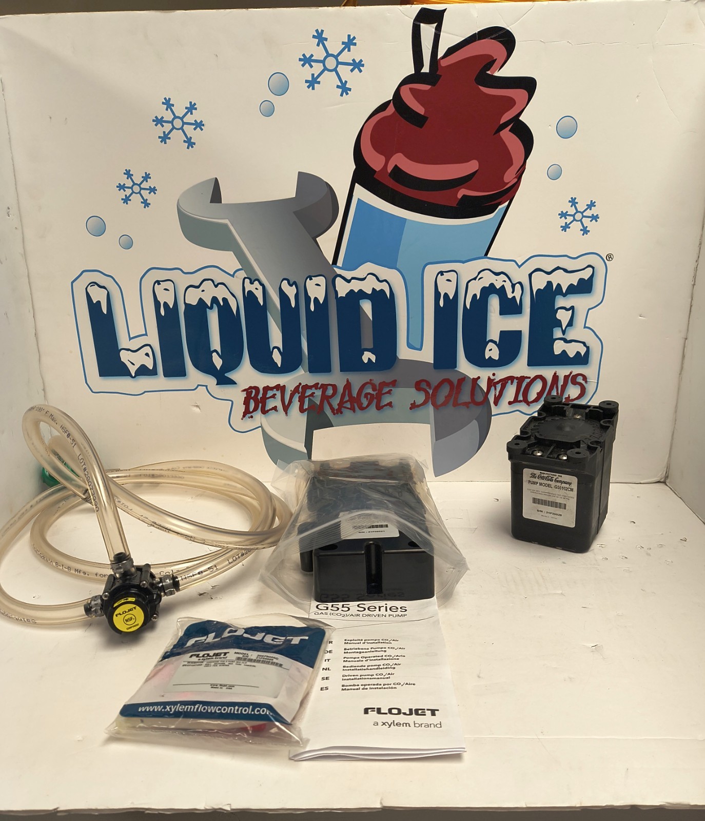 1 New Flojet PUMP,KIT,BIB 1 PUMP,W/TRNS VLV G55X005M