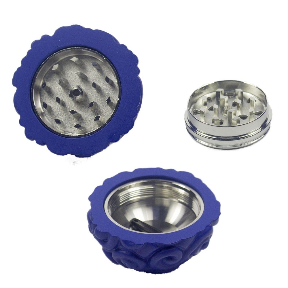 1.5" 3 PC 3D Devil Fruit Design Tobacco Herb Spice Grinder Smoke Crusher