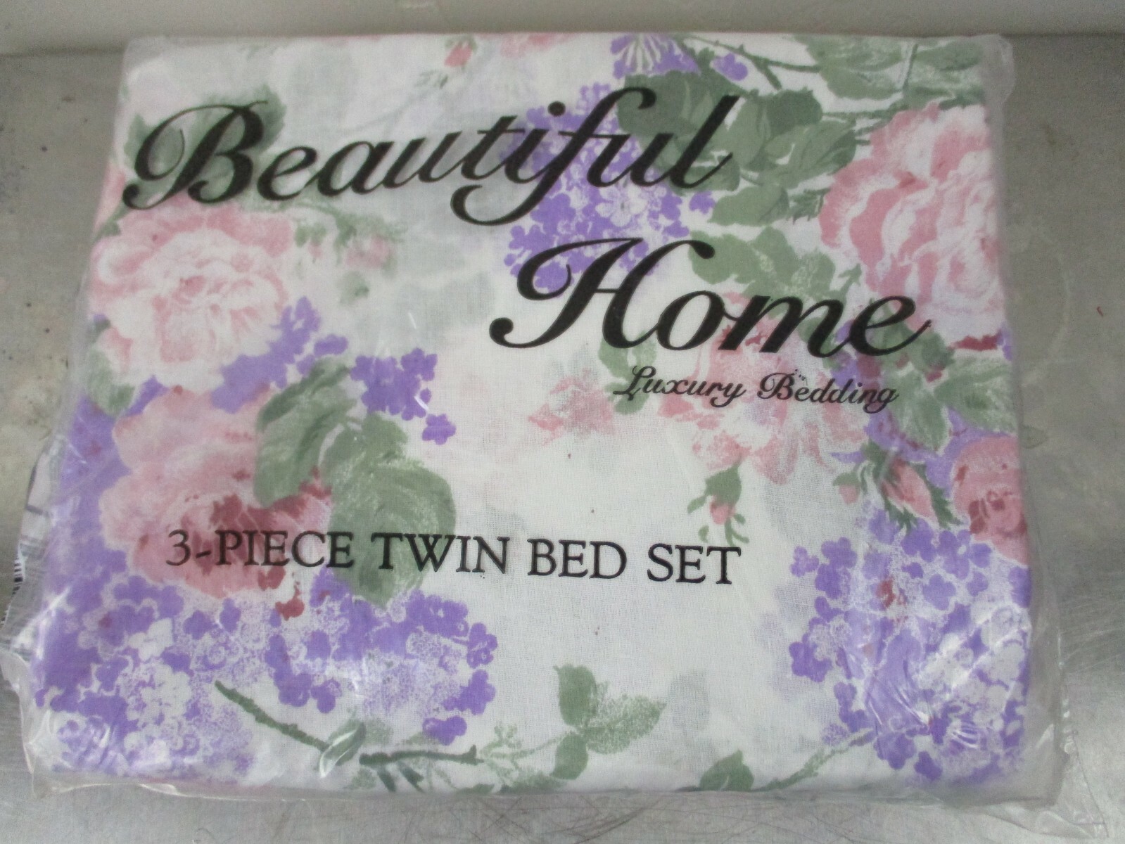 Vintage Floral Sheets New in package Dead stock 70s 3pc twin set Mervyns