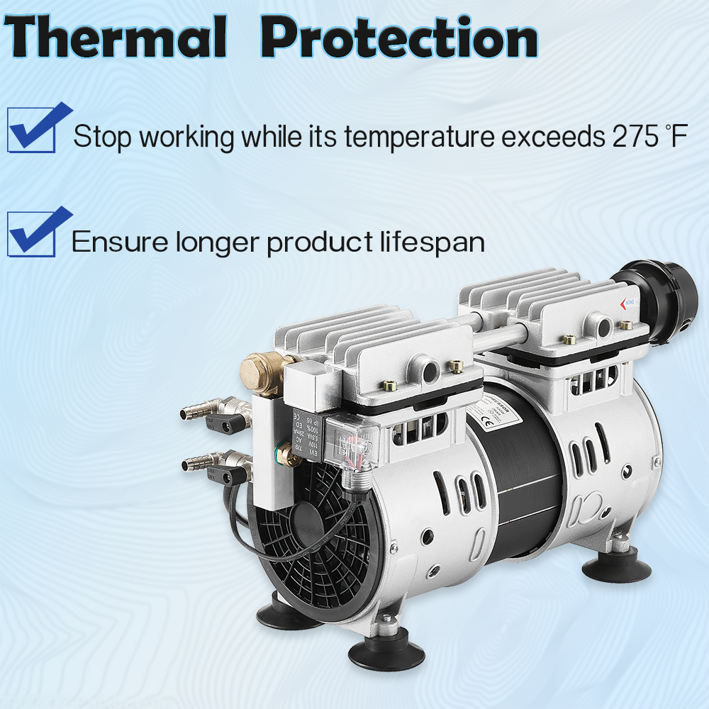 3/4HP Lake Pond Aerator Pump Lake Pond Aeration System 550W 3 Acre w/ timer