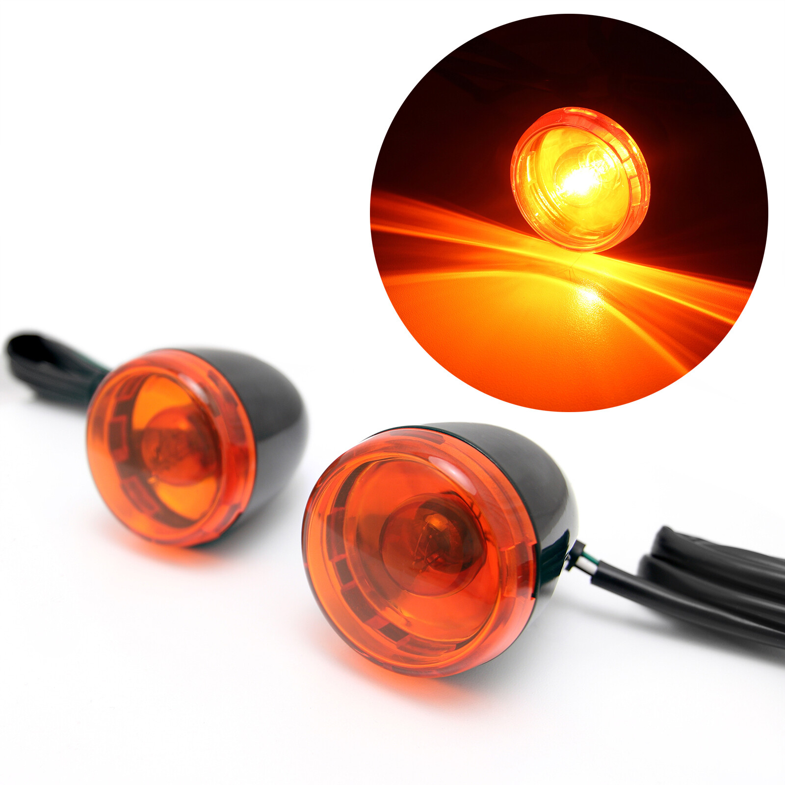 Rear Bullet Turn Signals Lights Bracket mounts For Harley Sportster XL 883 1200