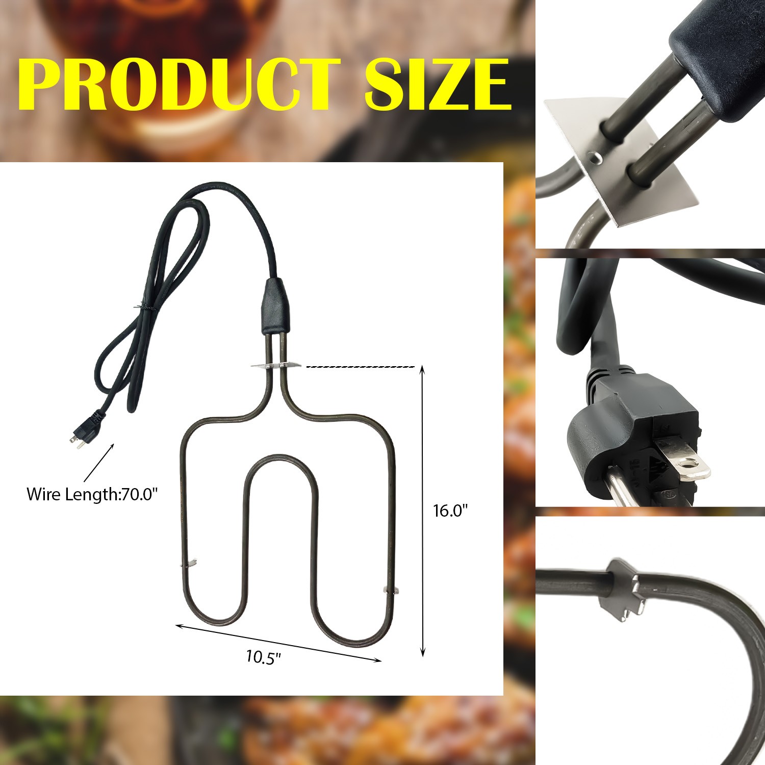 116-7000-0 Electric Heating Element For Brinkmann Gourmet Electric Smoker 1500W