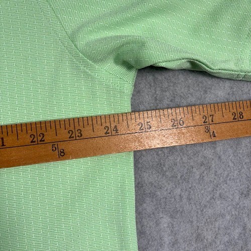 FootJoy Men's XL Green Textured Golf Polo Shirt with Club Logo