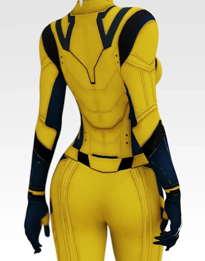 Wolverine Female Spandex Costume, XS-XXXL, Adults Triple Claws Superhero Outfit