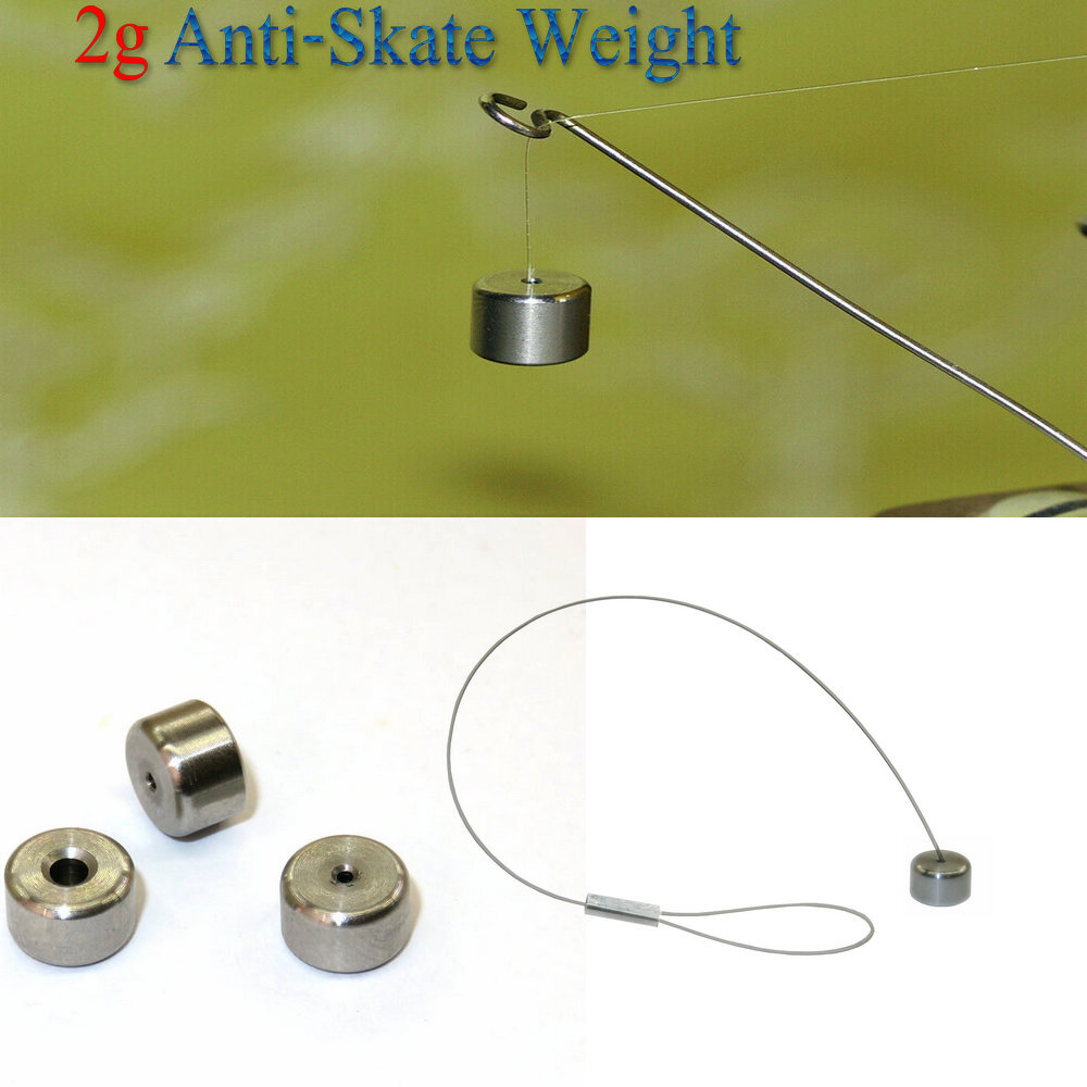 Universal 2g Anti-Skate Bias Weight with Nylon Wire for Pro-ject Turntables,SME