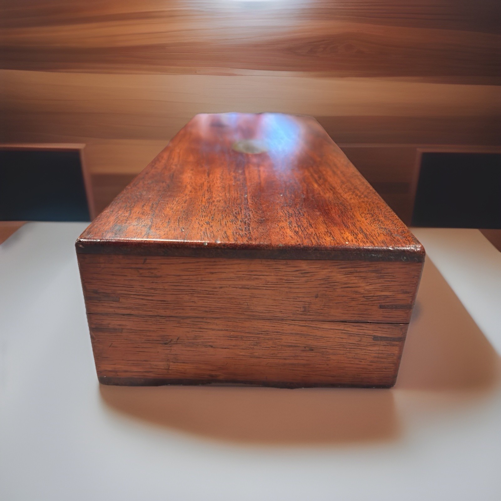 Antique W.F. Ford Surgical Dilator Set Wooden Leather Case c1900