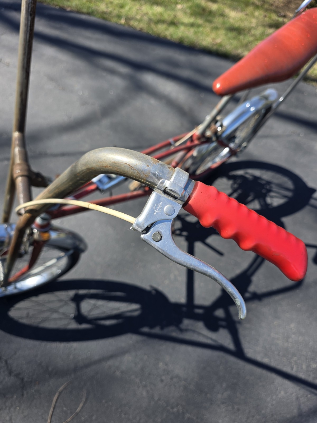 1969 Montgomery Wards Formula V original Survivor Flamboyant red 69 Muscle Bike