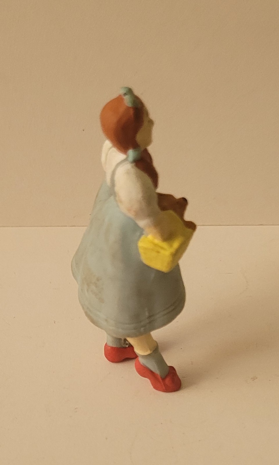 WIZARD of OZ Judy Garland 2.5" DOROTHY & TOTO Rubber Figure APPLAUSE Turner 1989
