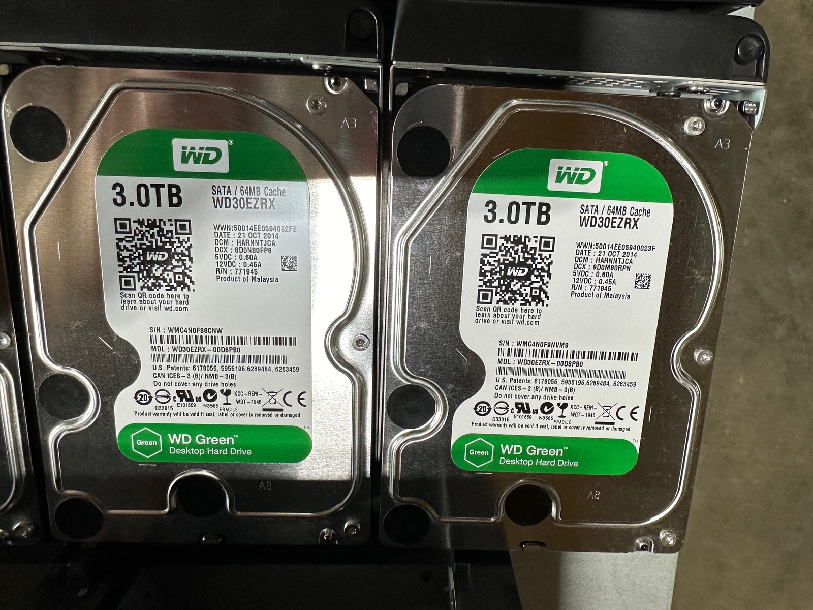 BUFFALO TS5800D2408 24TB (8x3TB) TeraStation Pro 8 NAS WD GREEN WD30EZRX-00D8PB0