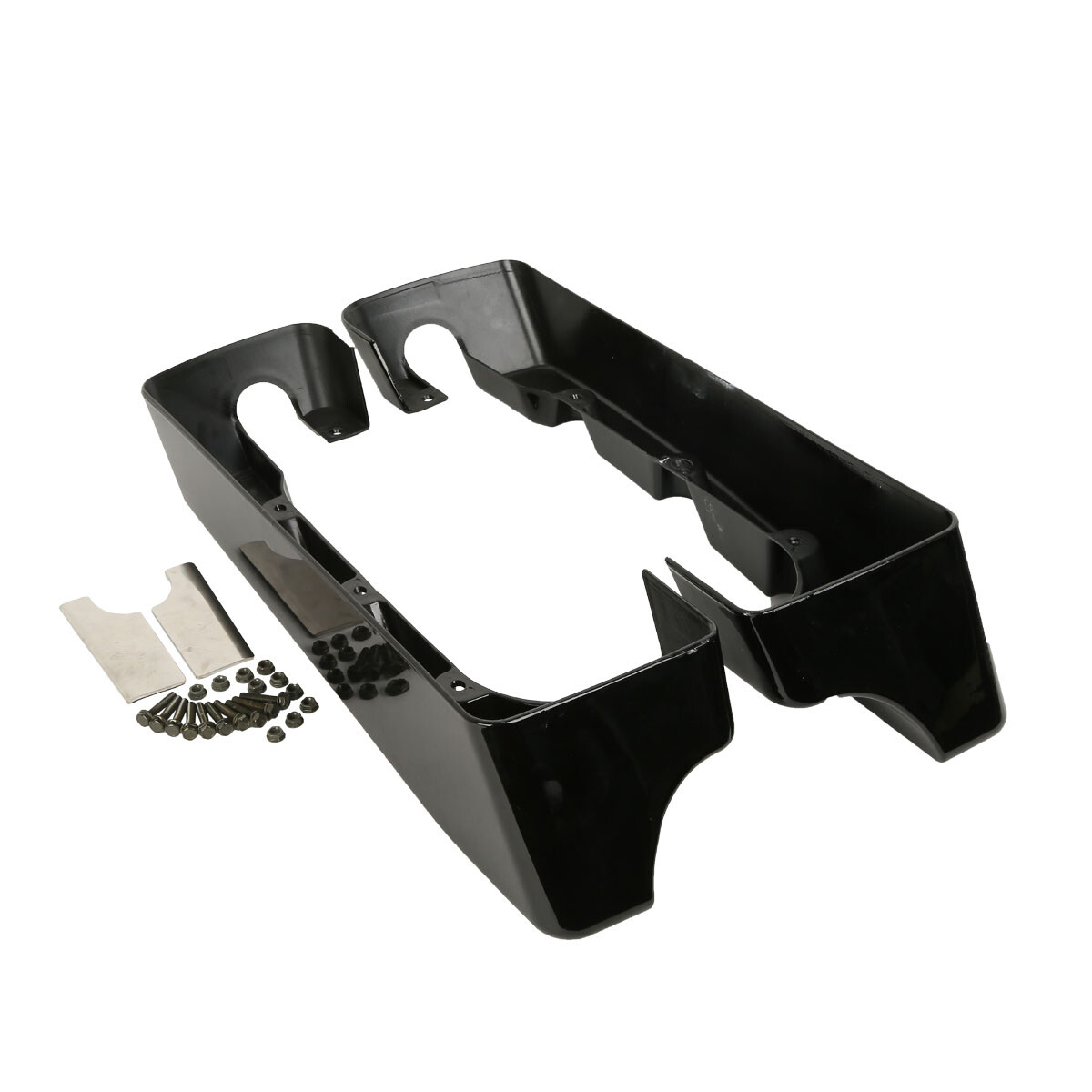 4" Stretched Extended Hard Saddlebag Extensions Fit For 1994-2013 Harley Touring