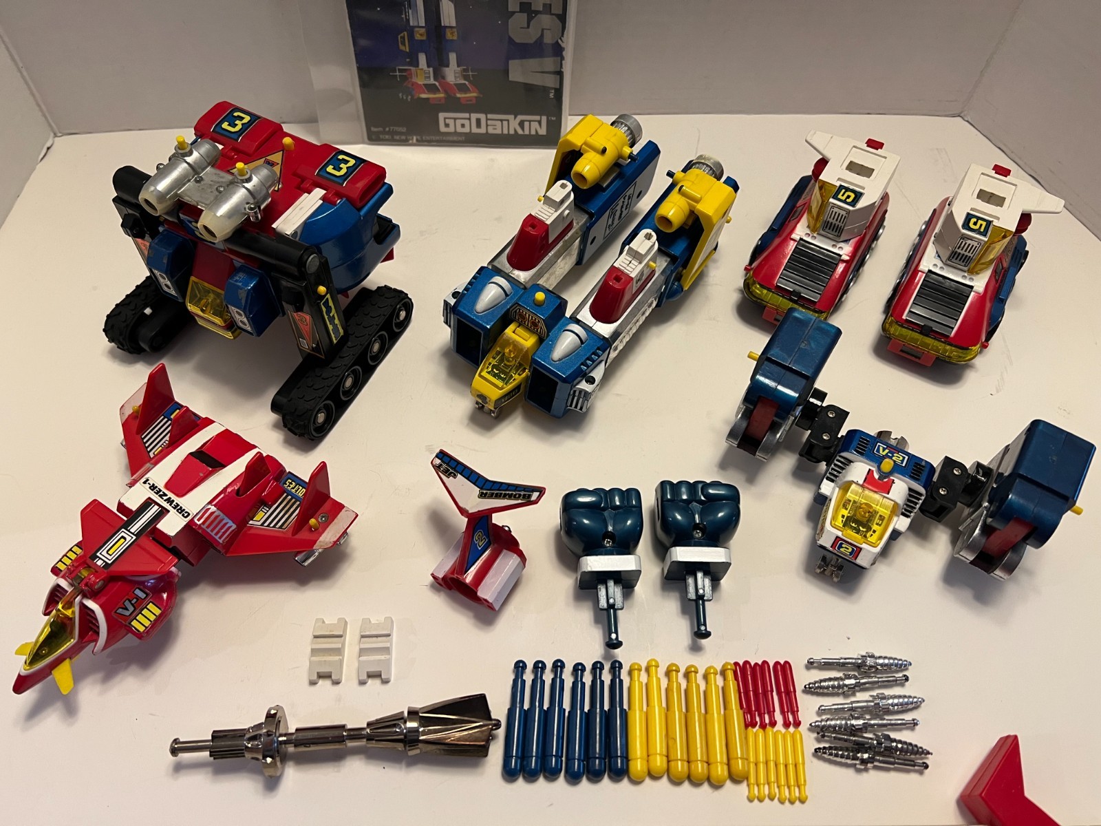 Bandai Chogokin Popy Voltes V Space Robot Voltez 5 Japan