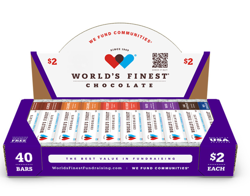 Sealed Box 40 World’s Finest Chocolate Bars