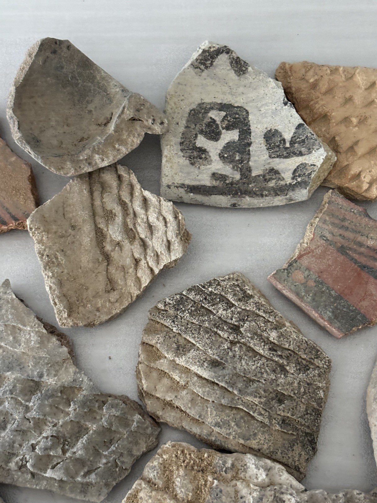 Ancient Anasazi Native American Pottery Shards 1” - 4” Arizona L6-E FREE SHIP