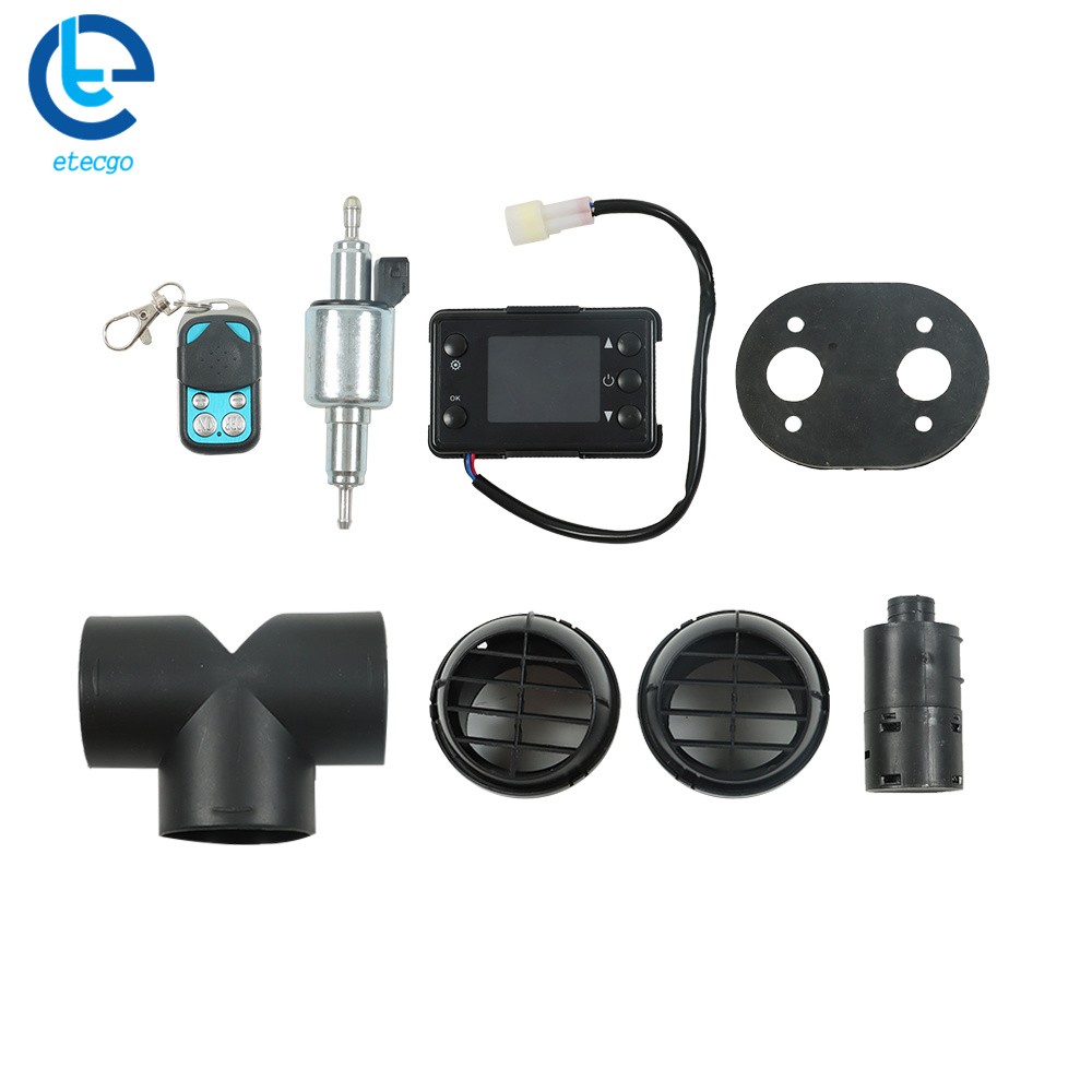 Diesel Air Heater 12V 5KW LCD Display Remote Control for Car Bus RV Garage