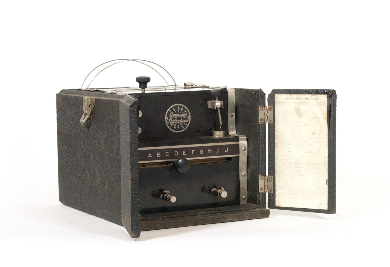 1919 Commerce Radiophone * Primitive, Elaborate, Detroit Crystal Radio * Works