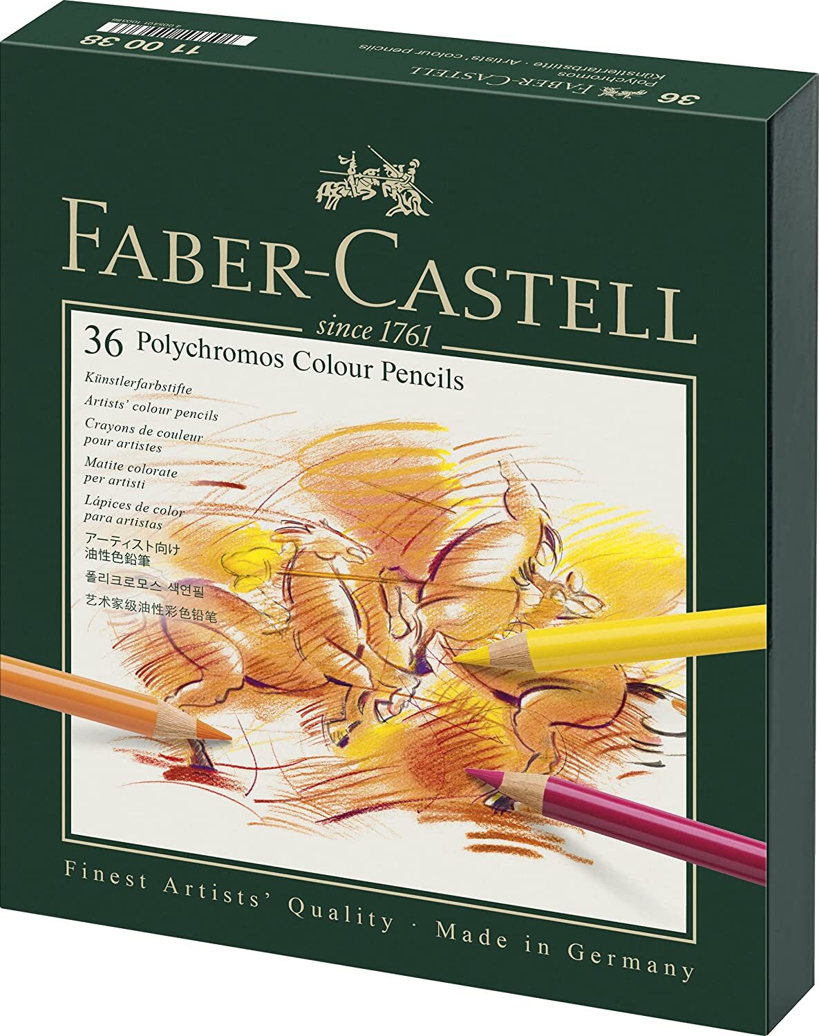 Faber-Castell 36-Piece Polychromos Pencil Studio Set