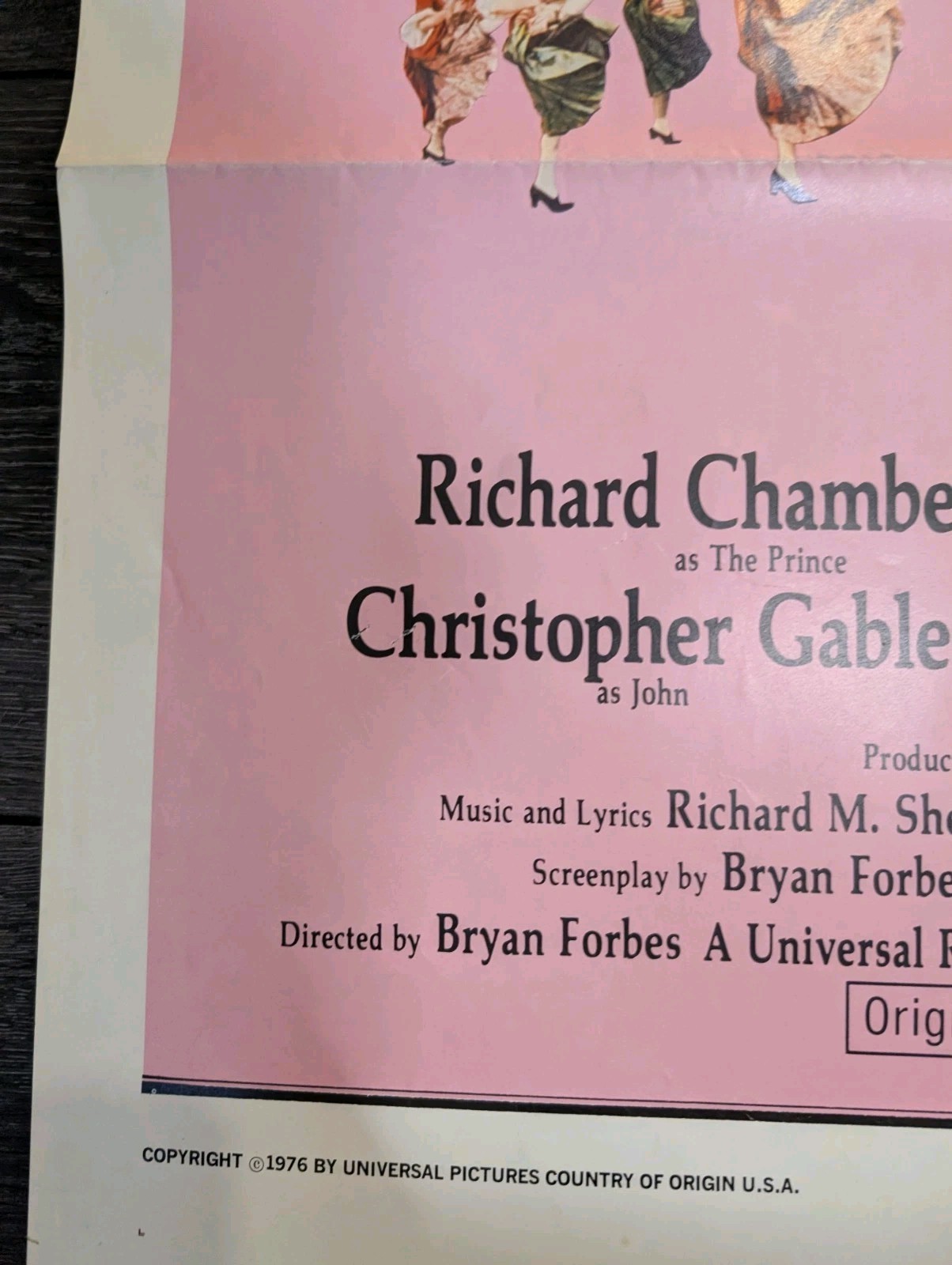 The Slipper and the Rose Movie Poster (1976) Richard Chamberlain