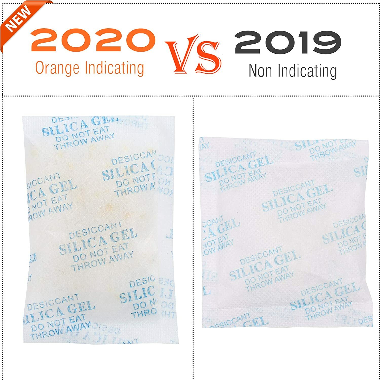 10 Gram Pack of 32 Silica Gel Packets Desiccant Dehumidifiers Moisture Absorber