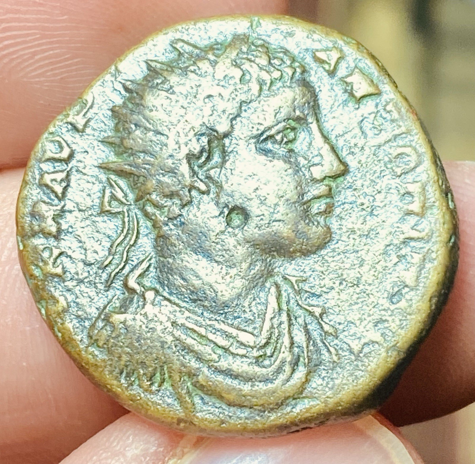 Elagabalus AE Provincial Nicopolis ad Istrum AD 218-222, NEMESIS, EXTREMELY RARE