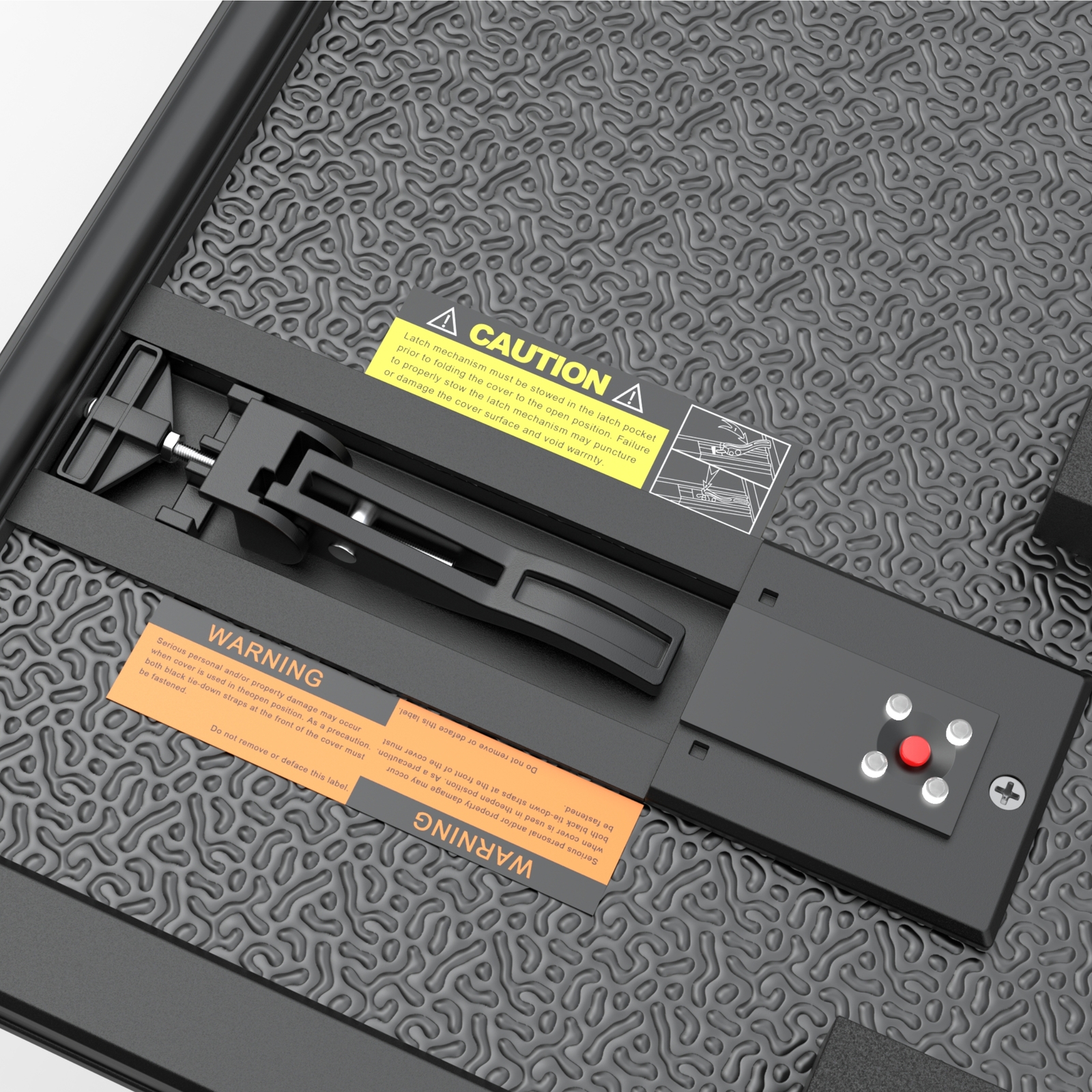 5FT Hard Tonneau Cover Truck Bed 3-FOLD For 2016-2024 Toyota Tacoma Short Bed