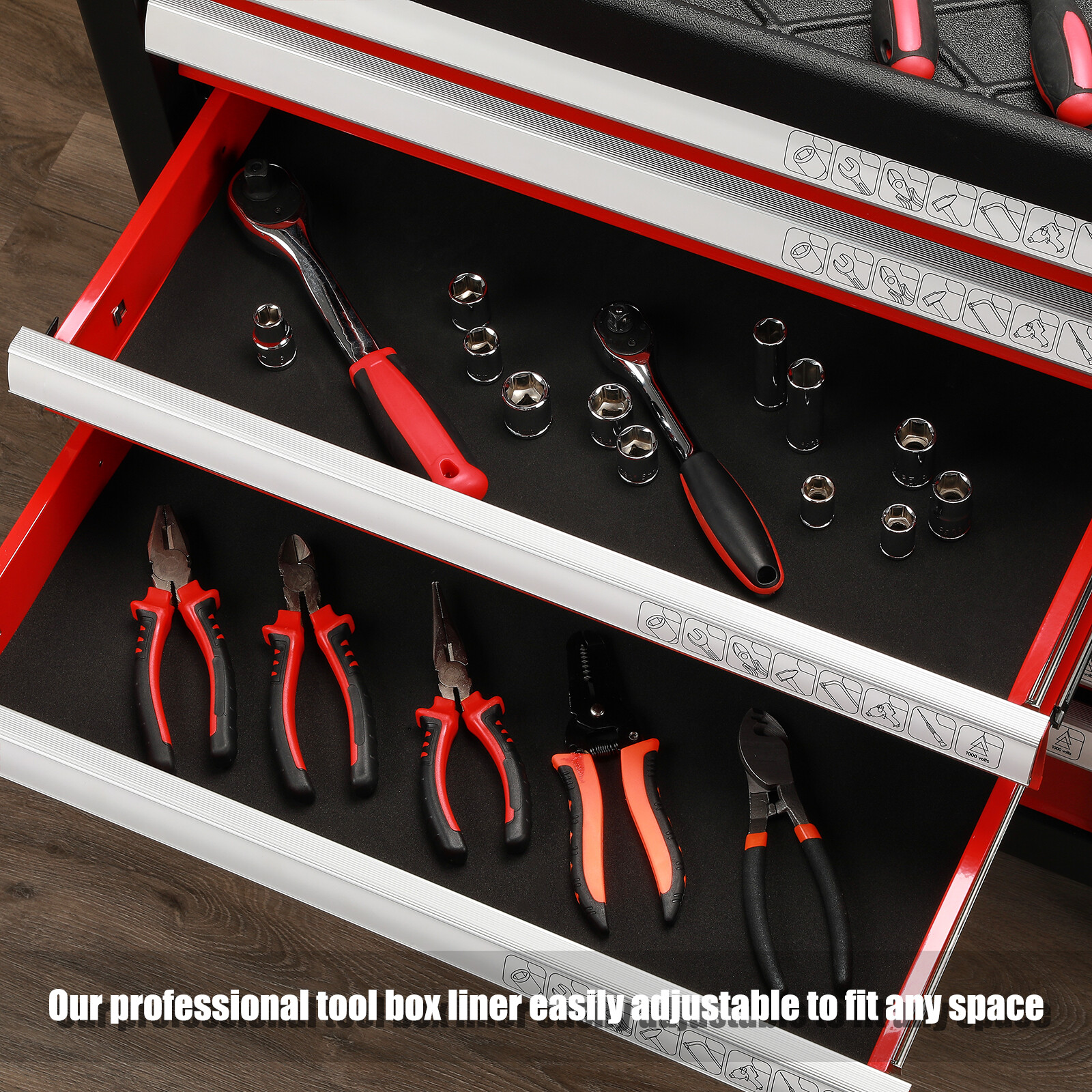 Professional Tool Box Liner and Drawer Liner 24 inch x24 feet Non-Slip,Easy Cut