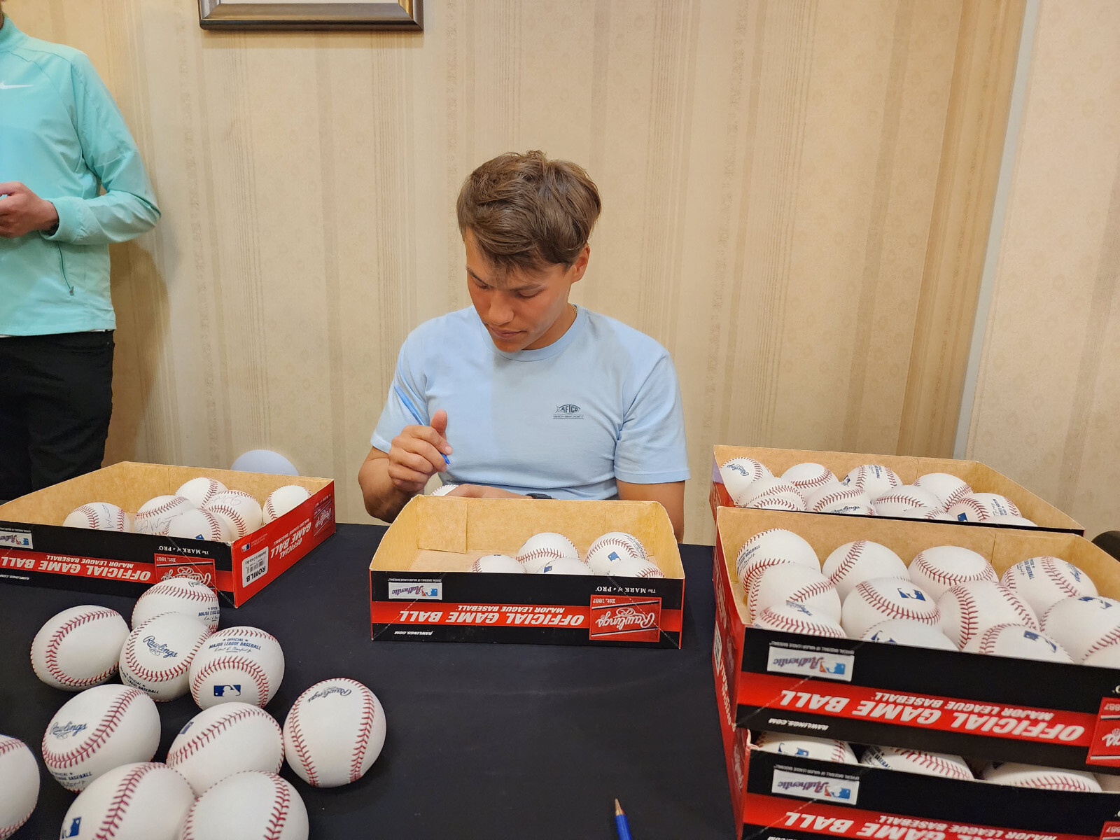 JJ Wetherholt Autographed OMLB Baseball Inscribed Bible Verse Beckett COA