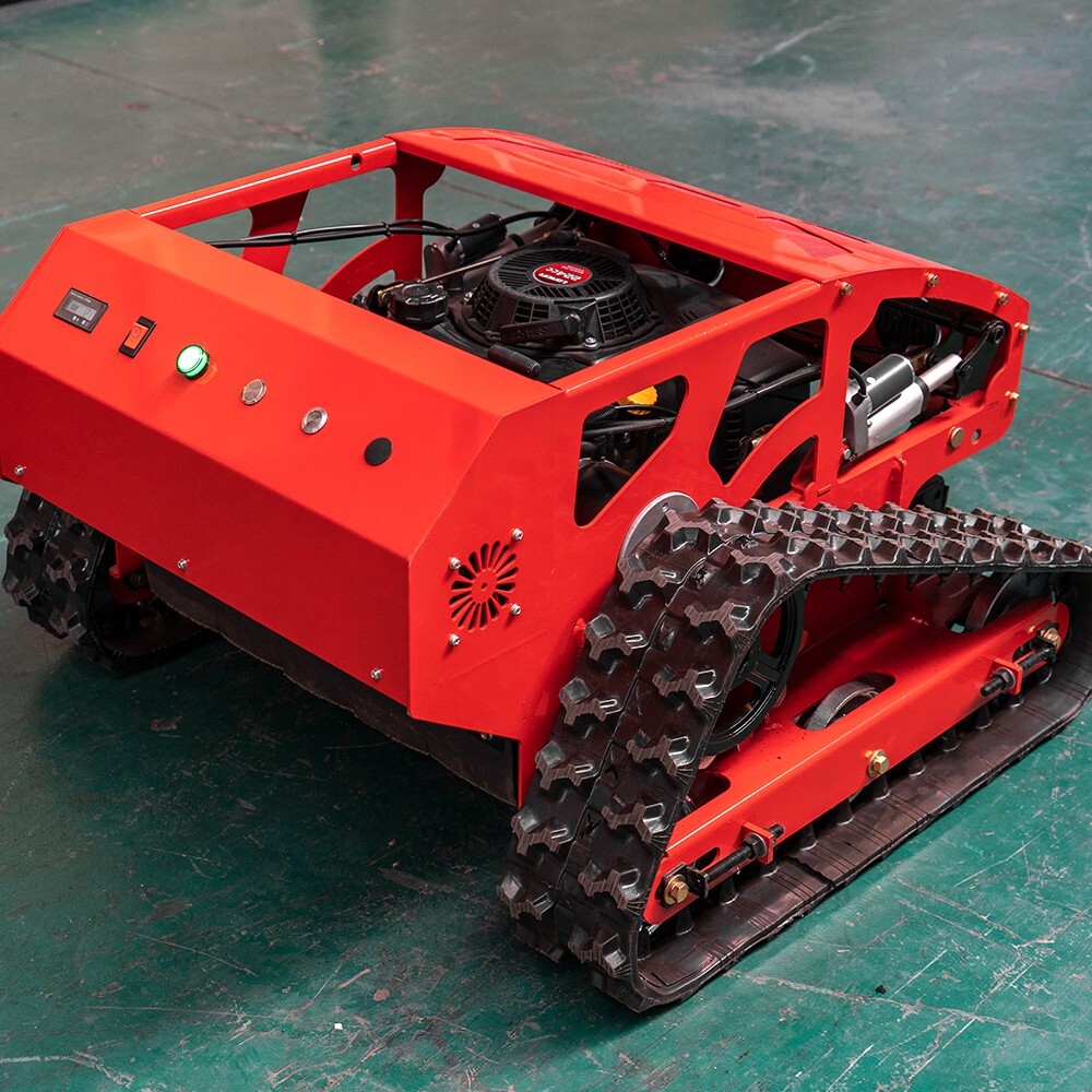 200m gasoline remote control lawn mower all terrain 45 degree rock climbing