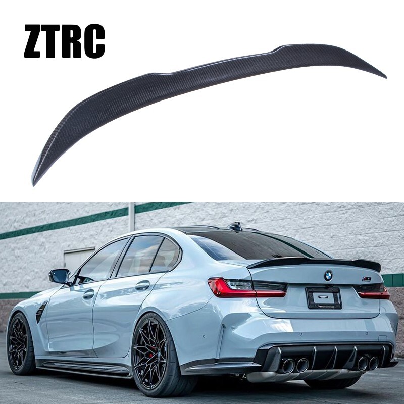Carbon Fiber Trunk Wing Spoiler For BMW G20 320 330 M340i/M3 G80 2019-2024