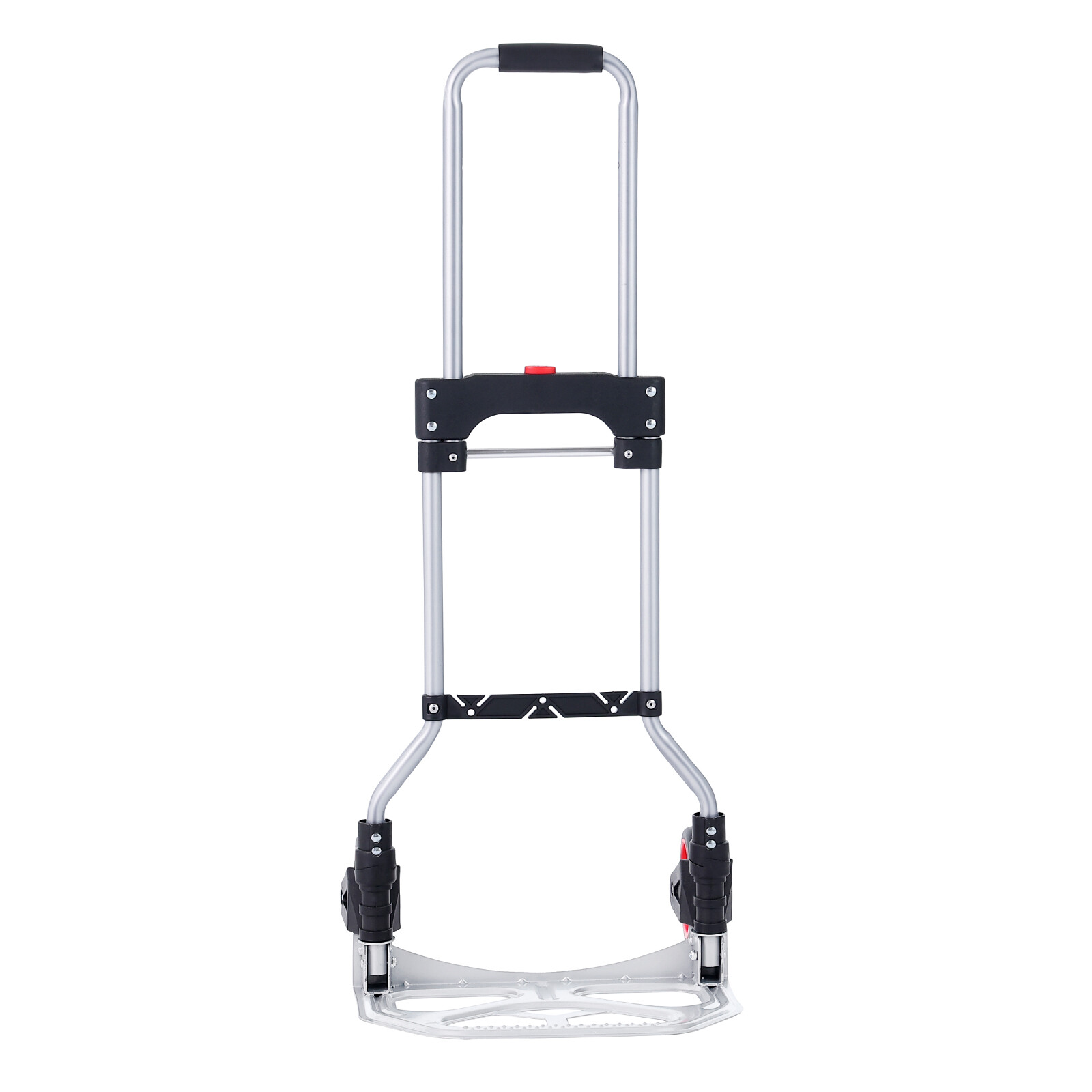 VEVOR Folding Hand Truck Aluminum Luggage Trolley Cart Dolly 176 lbs Bungee Cord