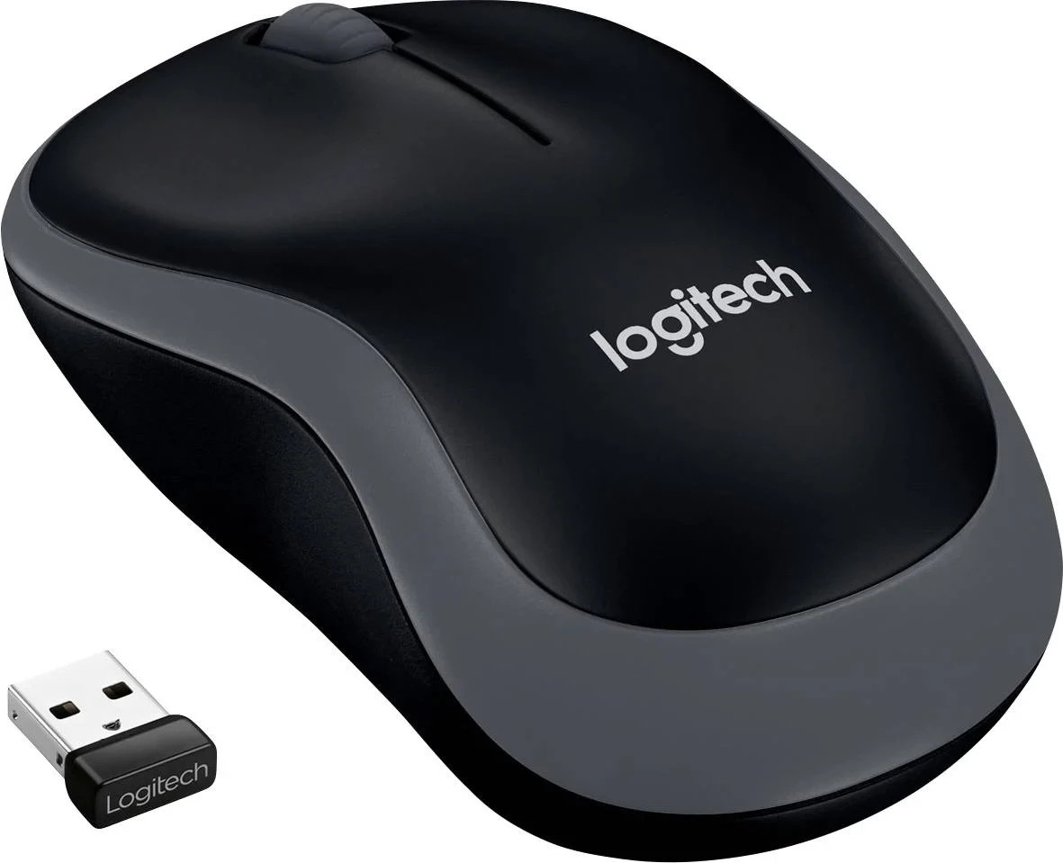 Logitech Wireless Mouse M185 includes USB nano receiver