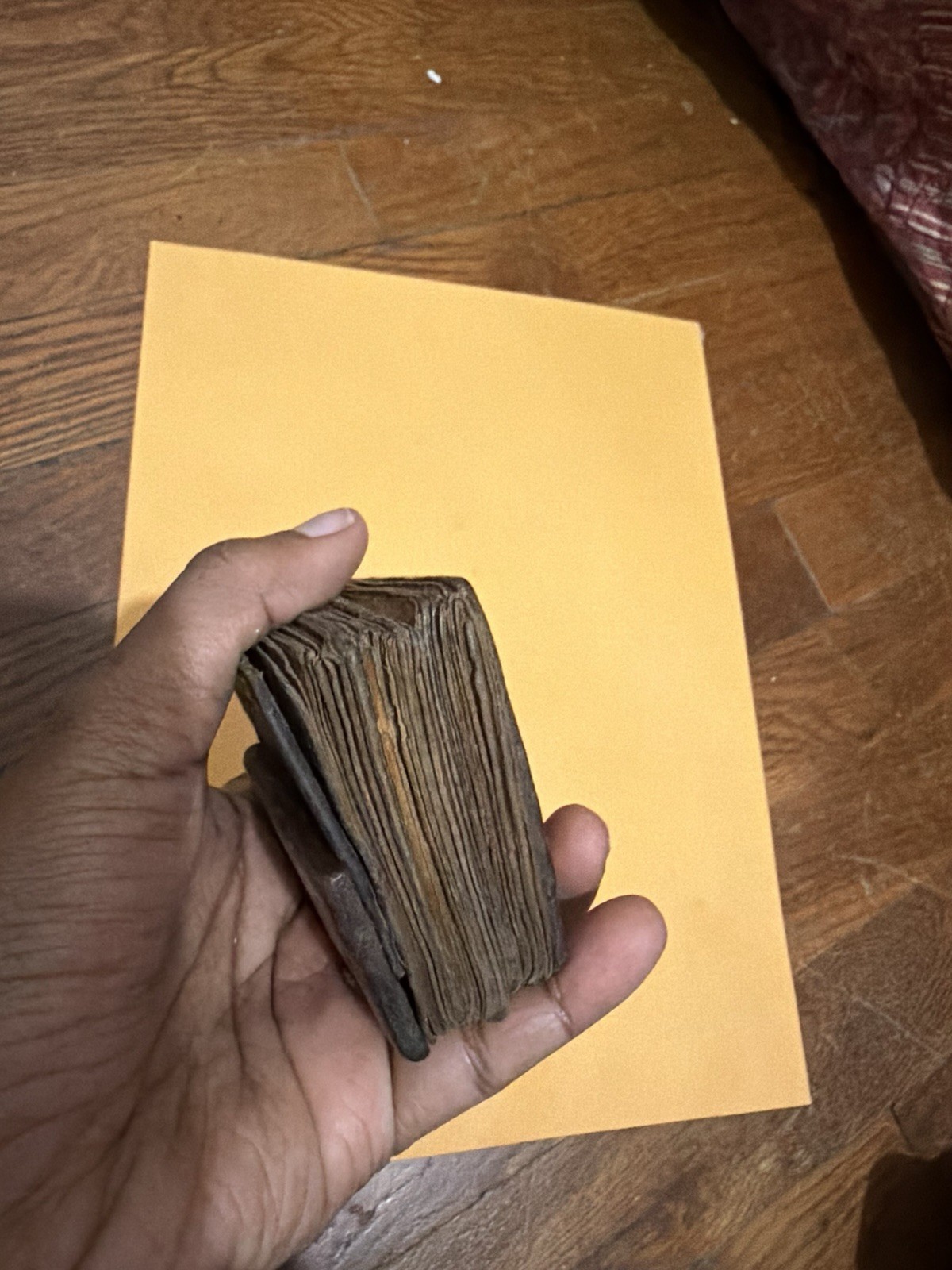 Antique Mini Ethiopian Bible – Ge’ez Script on Vellum Hand-written