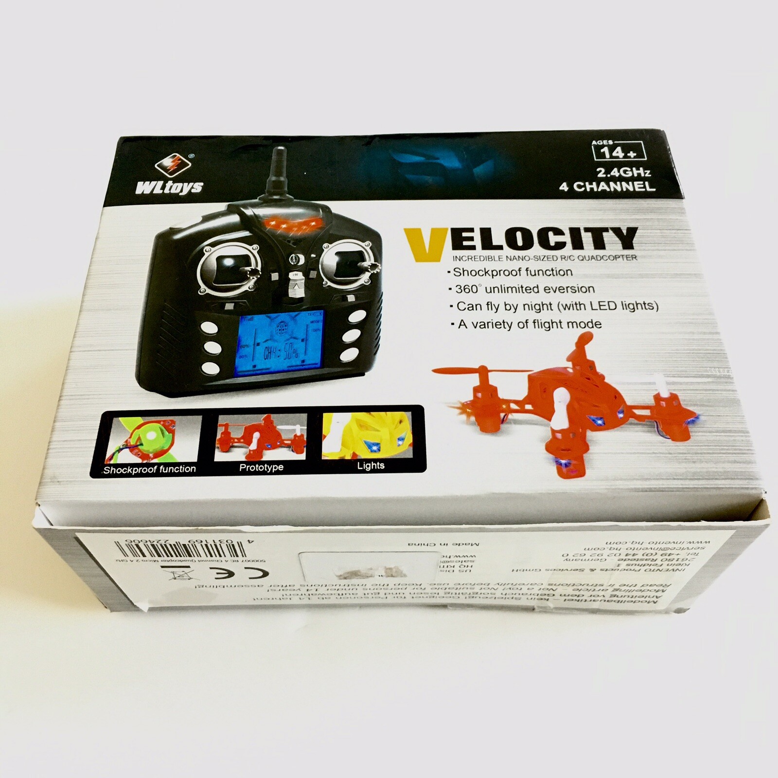 WLToys Micro RC Quadcopter RC 4 Channel Micro 2.4 GHz 500007