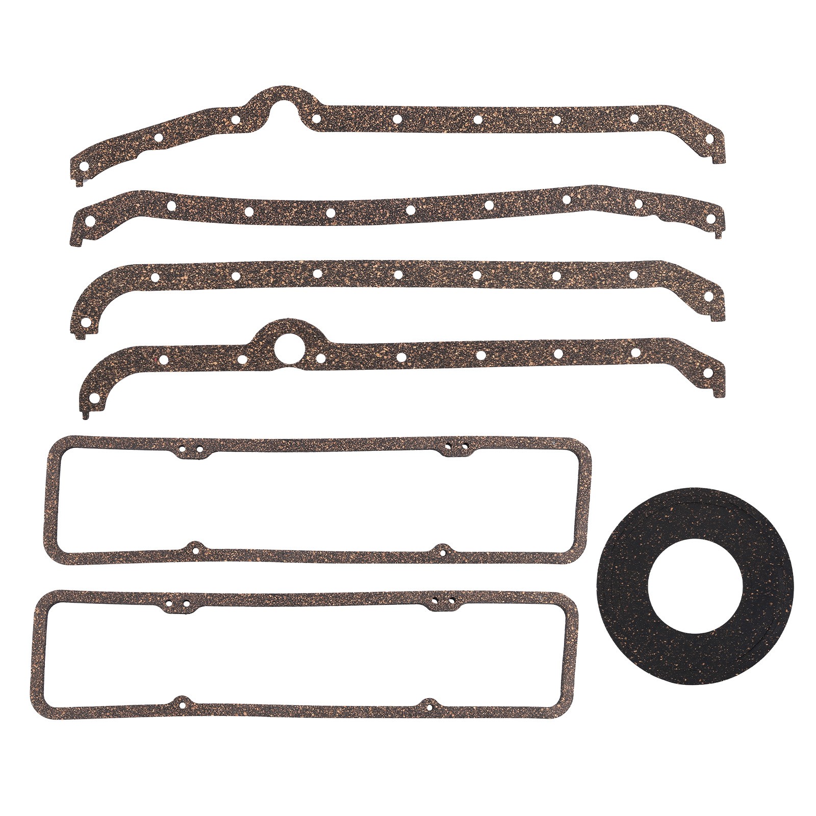 Full Engine Gasket Set for Early 2 Piece Rear Seal Chevrolet SBC 283 327 350 5.7
