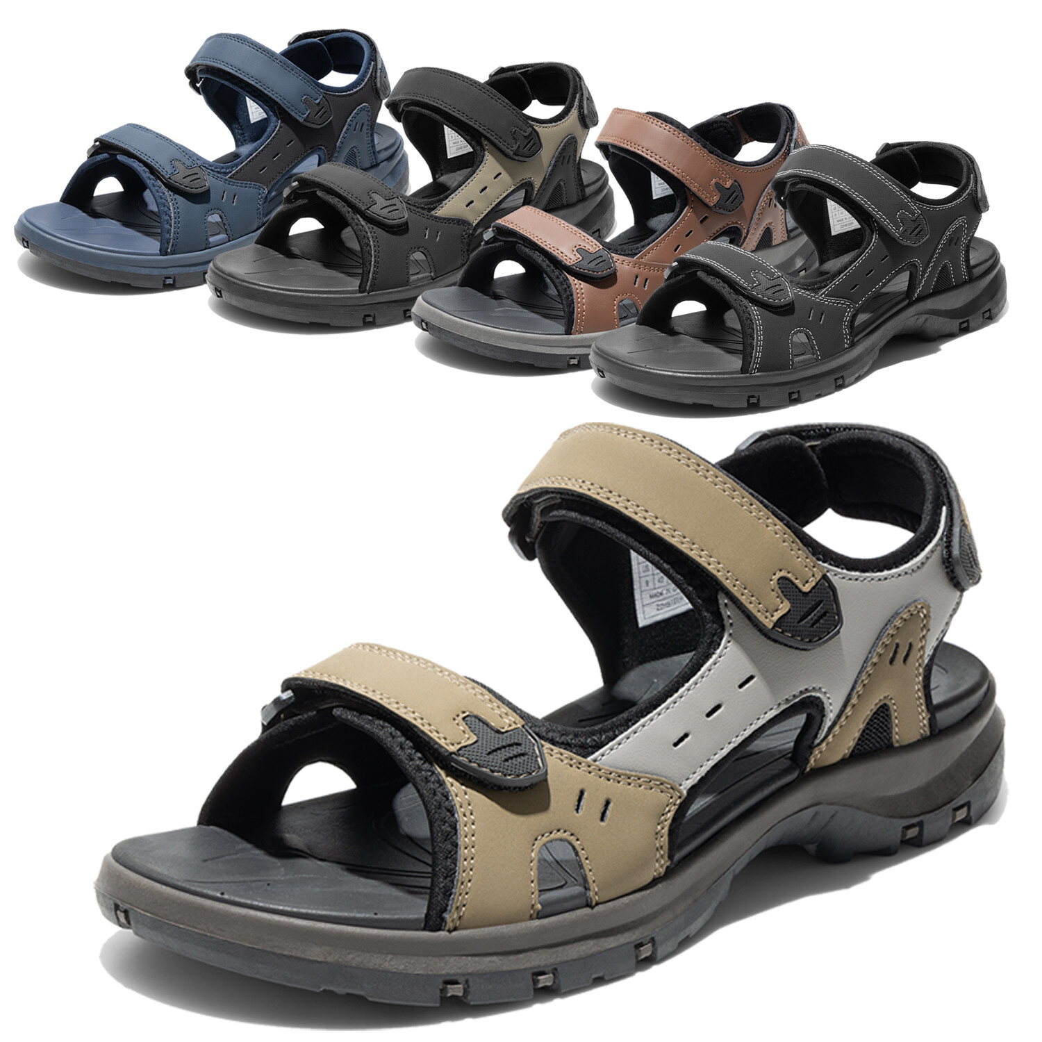 Men Quick Dry Hiking Sandals Outdoor Athletic Sandals Arch Support Sport Sandals