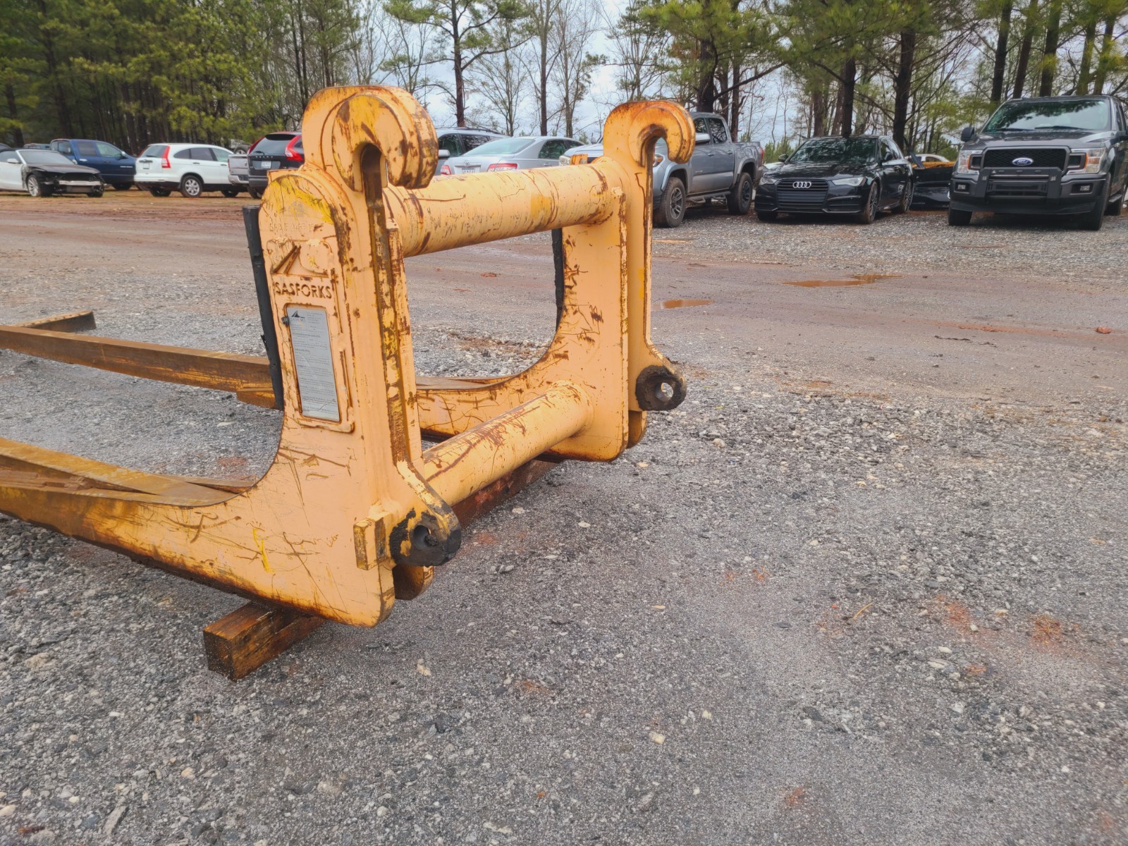 WHEEL LOADER SASFORKS SAS FORKS 4493-162 LONG FORKS 16 FOOT - READ NOTES!!!