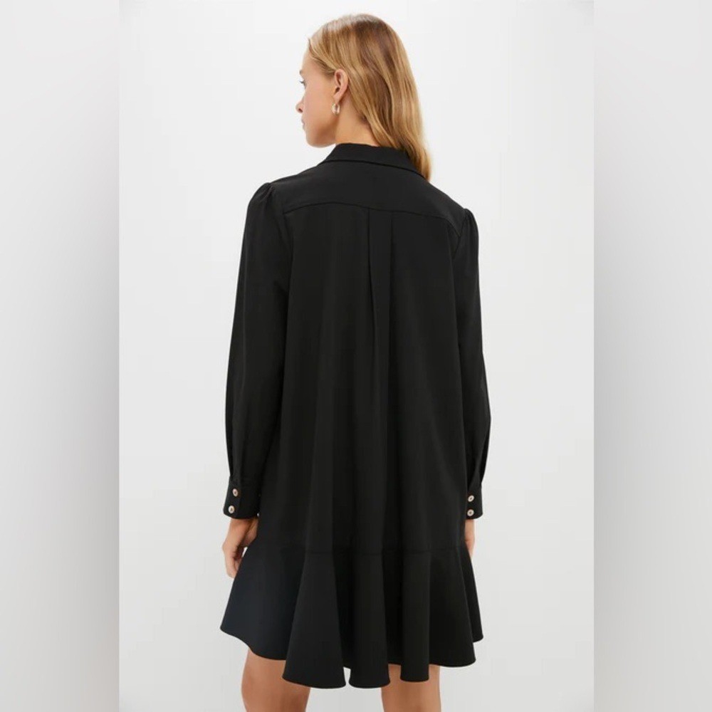 TUCKERNUCK Black Crepe Callahan Shirt Dress size XL