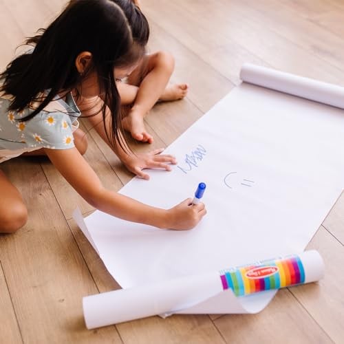 3 Pack Deluxe Easel Paper Roll 17 Inches 75 Feet FSC Certified Sturdy White