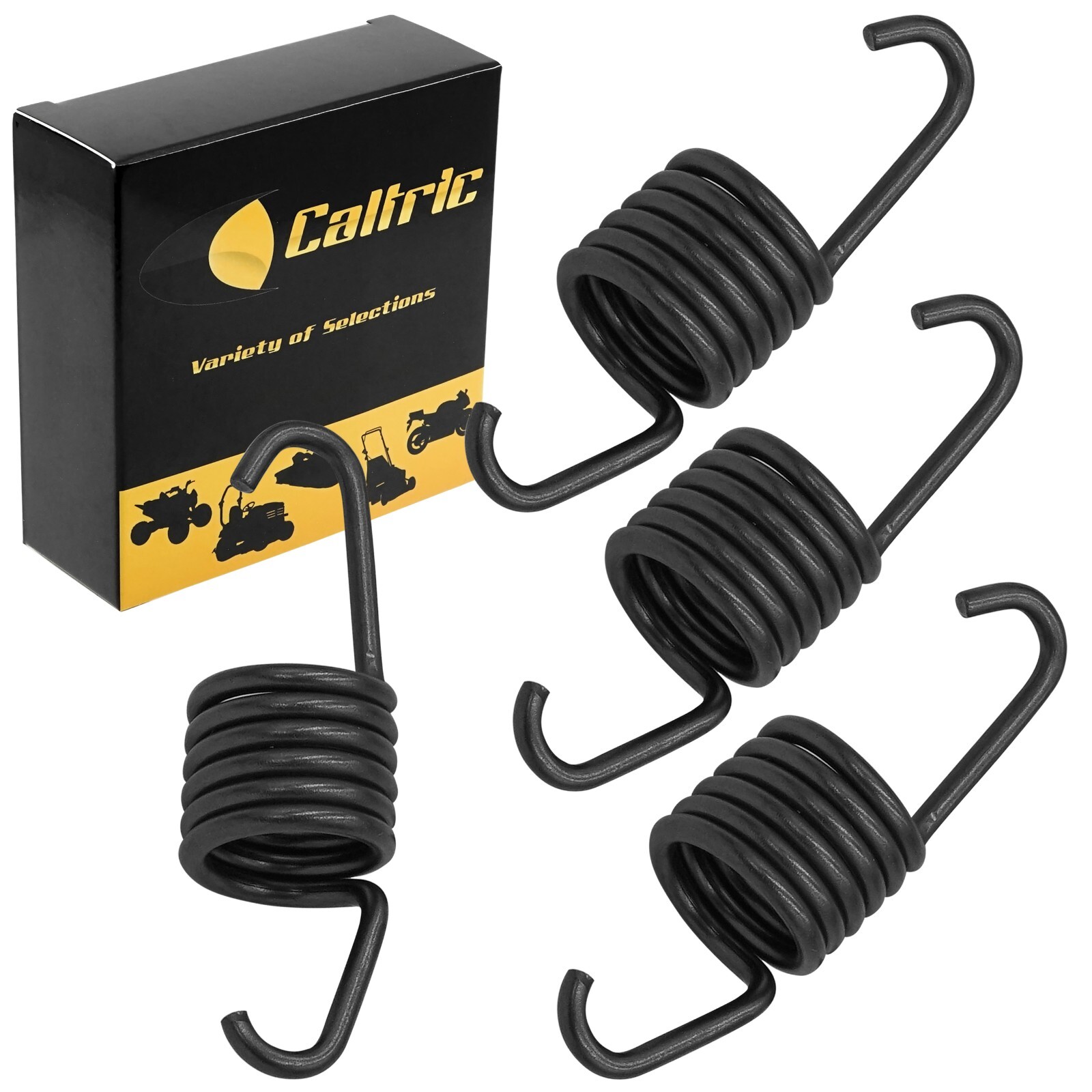 4x Caltric Exhaust Extension Spring For Arctic Cat 0612-820 2612-257 2612-399