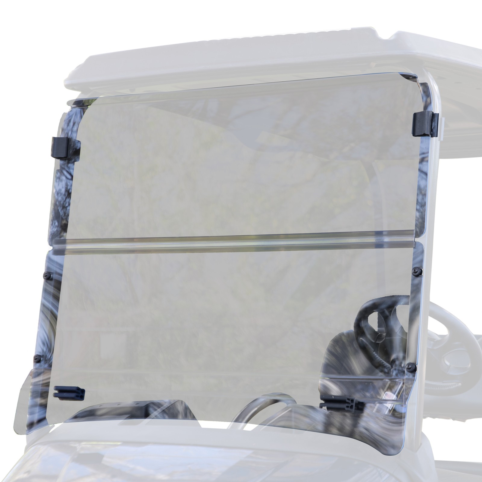 RedDot 36" High Tinted Fold-Down Windshield for ICON i20, I40, i60 Golf Carts