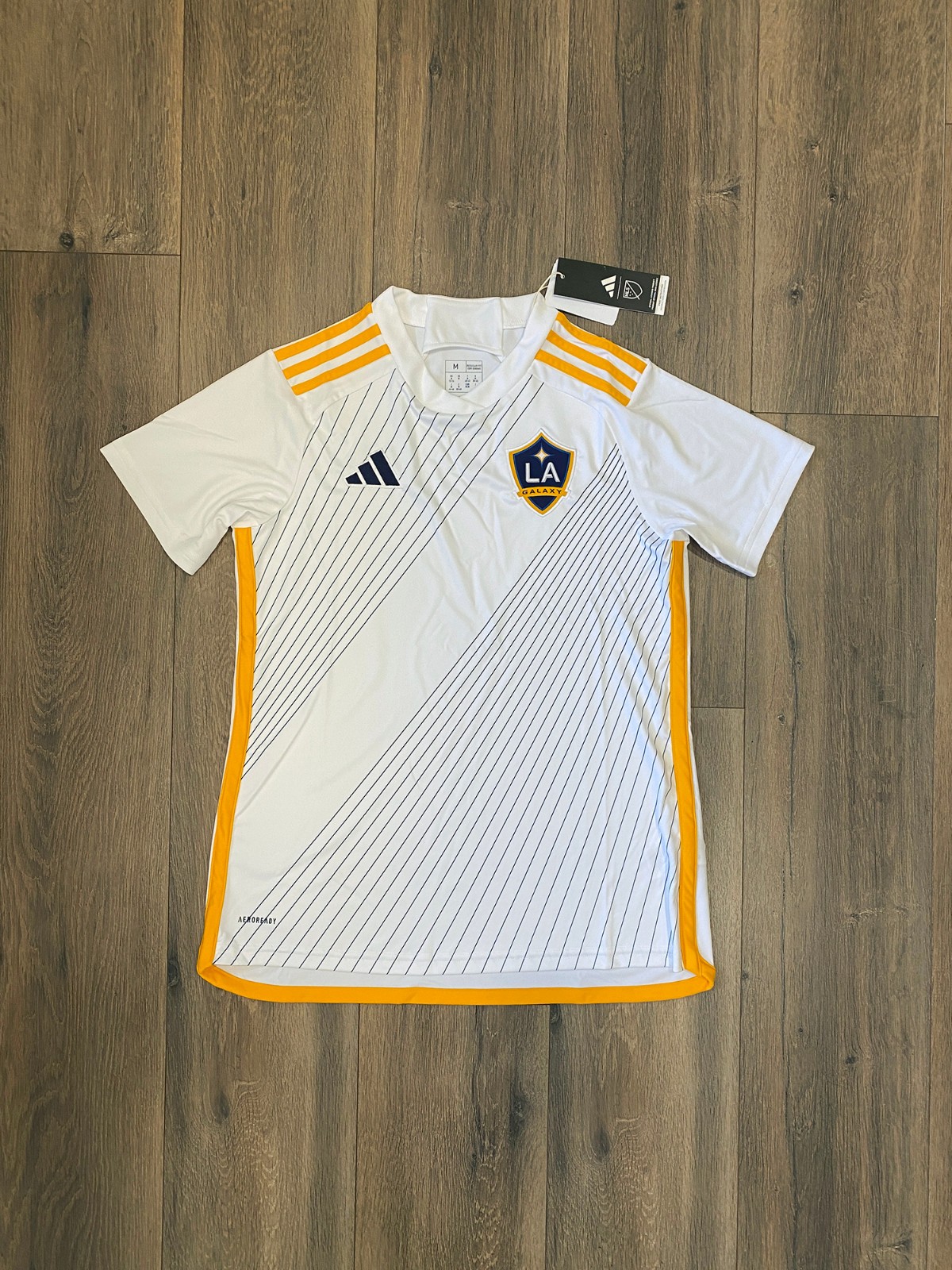 Adidas MLS LA Galaxy 2024 Women's Home White Soccer Jersey IP6018 New Women's