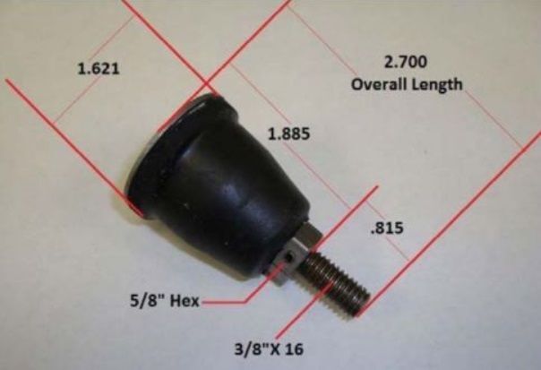 RE244537 Brake Valve Operating Boot Assembly Fits John Deere 3010 3020 4010 4020