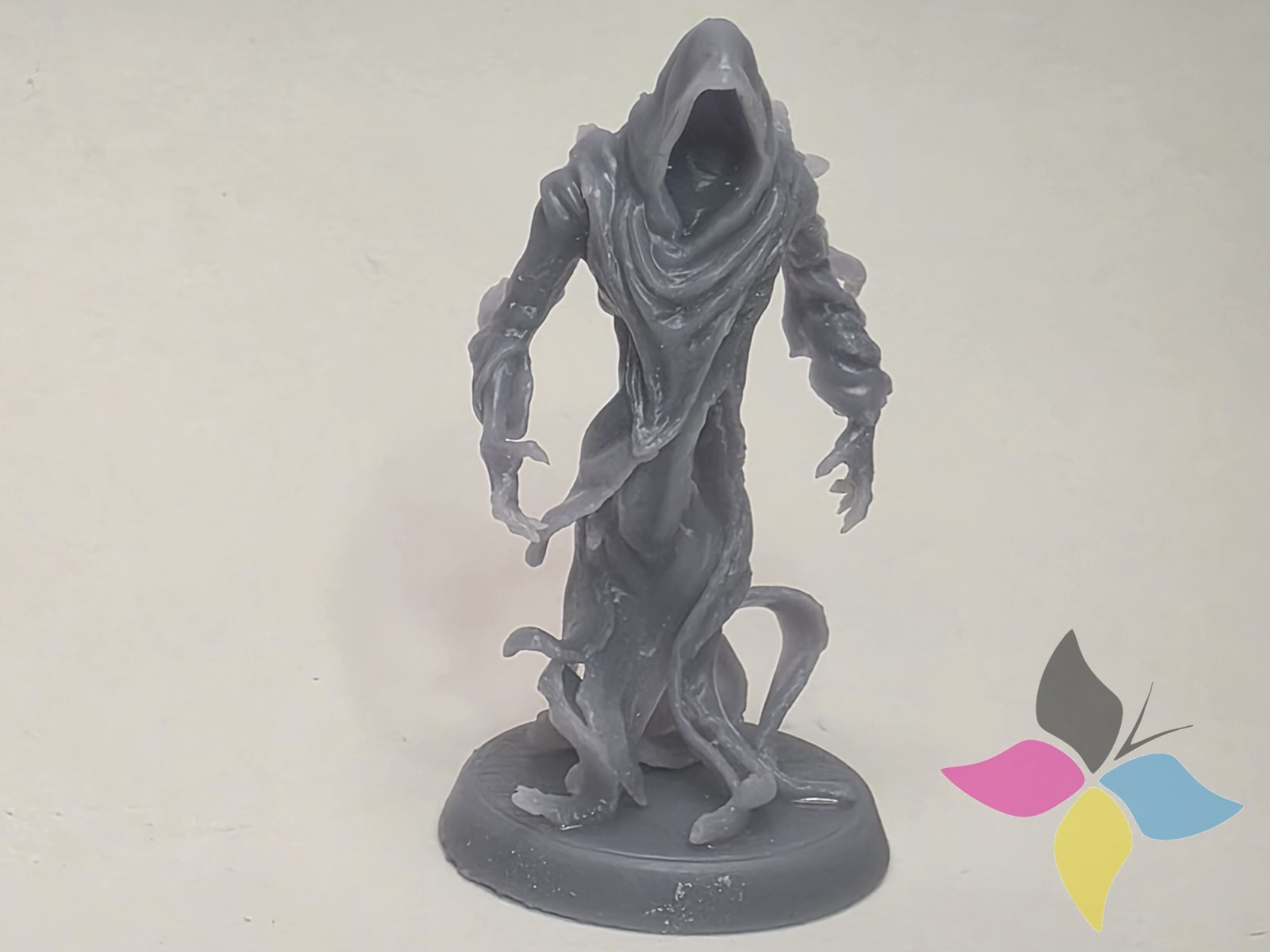 Shadow Wraith 32mm Resin Miniature Undead Figure for D&D