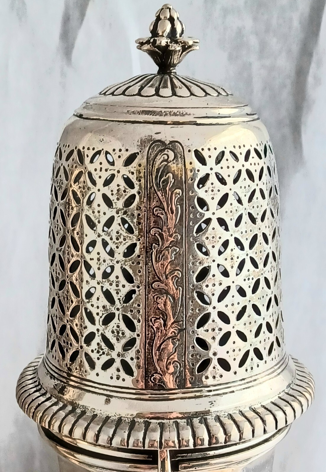 Pair of Hanau? Sterling Great Very Large Casters 10 1/4"