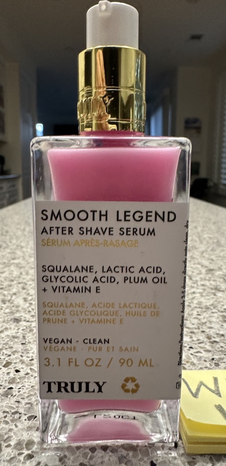 Truly Smooth Legend After Shave Serum Squalene 3.1oz/90mL FULL SZ $33 Smoothing