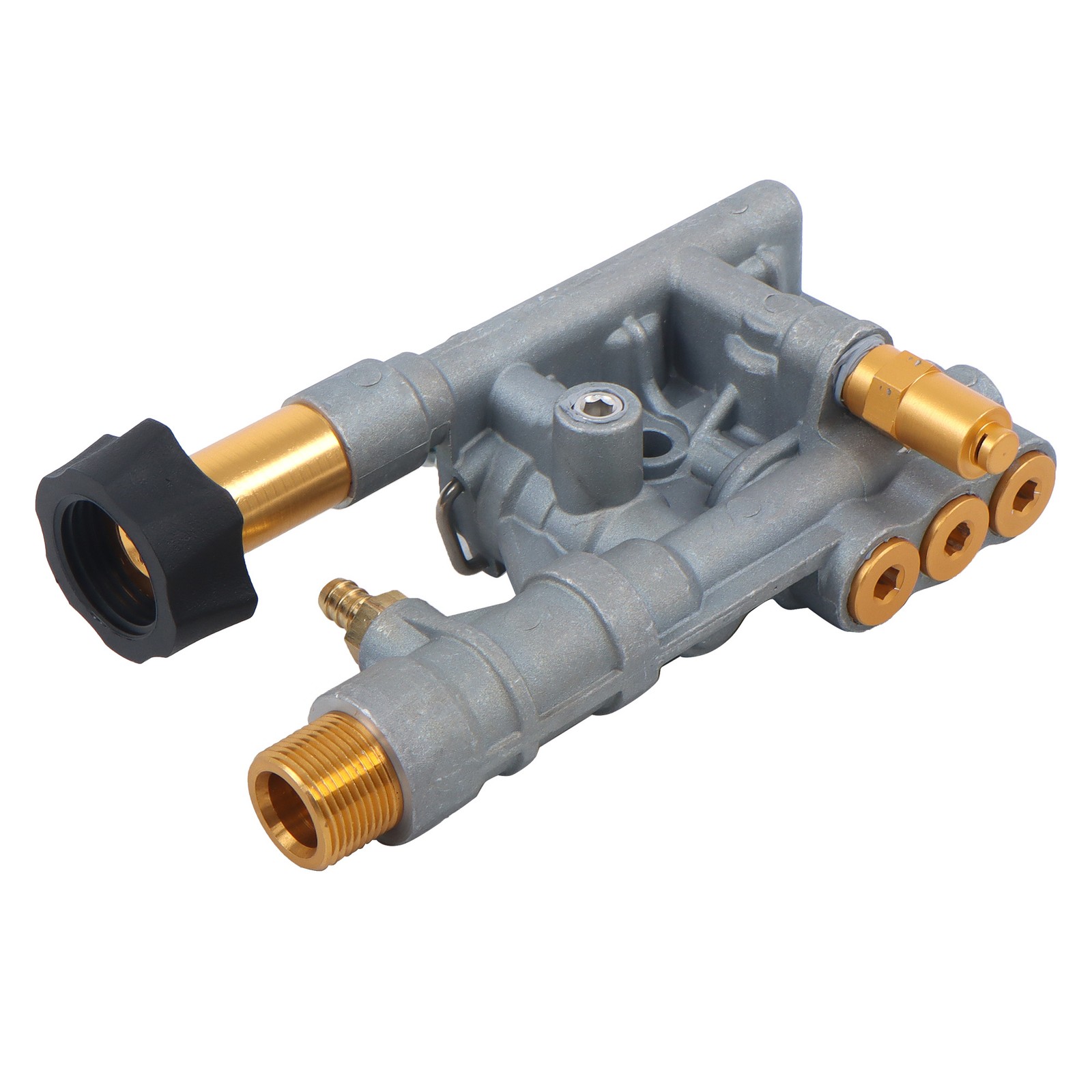 Pressure Washer Pump Manifold Kit 7108366 With Mounting Bolt Washer Pump Sliver