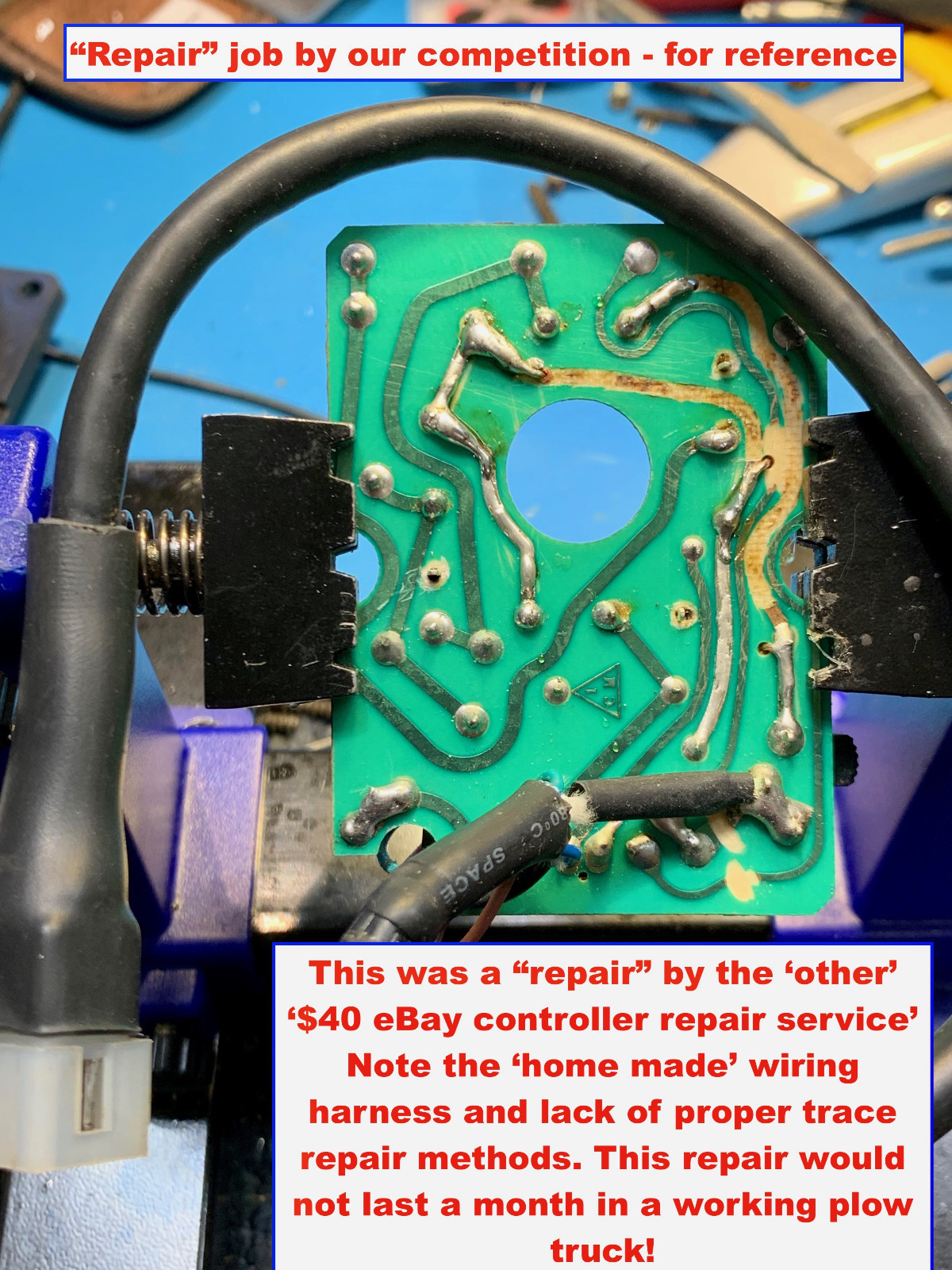 REBUILD! DONT REPAIR -SERVICE JOYSTICK BOARD FISHER WESTERN SNOW PLOW CONTROLLER