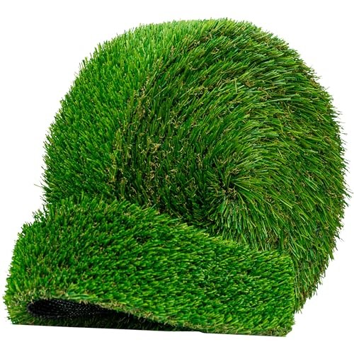 Artificial Grass Strip 4" x25' for Indoor/Outdoor Use-Realistic, 1" 4in x 25ft