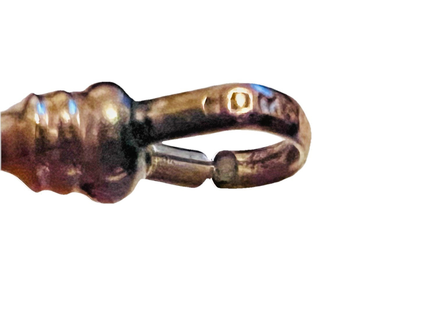 Victorian 46 In Ladies Gold Filled Watch or Muff Chain With Opal Slide Necklace